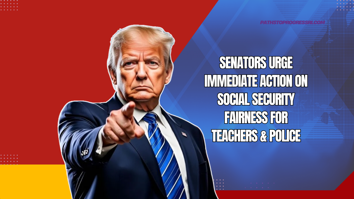 Senators Urge Immediate Action On Social Security Fairness For Teachers & Police